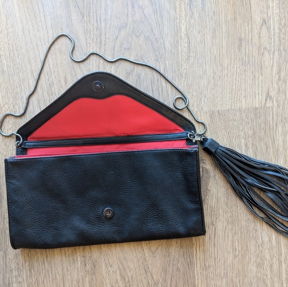 Carlos Santana Evening Clutch w/ Fringe Accent - Picture 5 of 5